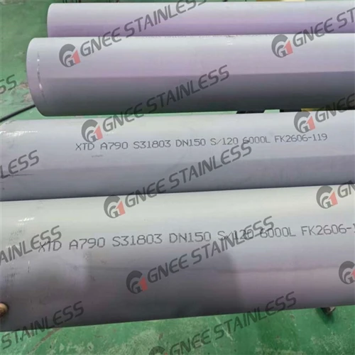 ASTM A790 UNS S31803 Nahtlose Rohre nach Südkorea exportiert
