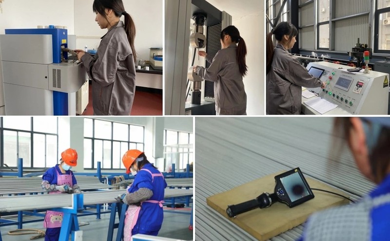 Stainless steel pipe testing Stainless steel pipe testing